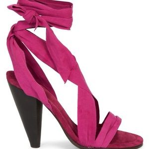 ISABEL MARANT
Alica Wraparound Cotton Sandals